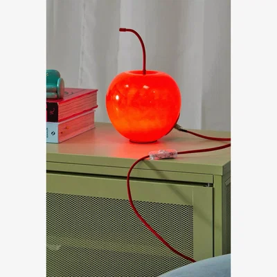 Urban Outfitters Cherry Table Lamp - Red ALL at Urban Outfitters