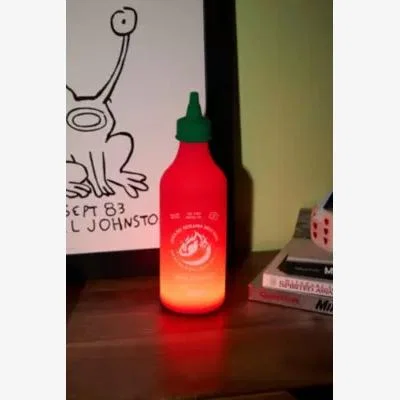 Urban Outfitters Sriracha Sauce Lamp - Red ALL at Urban Outfitters