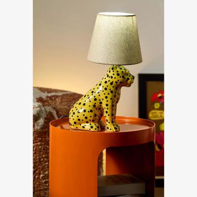 Urban Outfitters Small Leopard Lamp - Orange ALL at Urban Outfitters