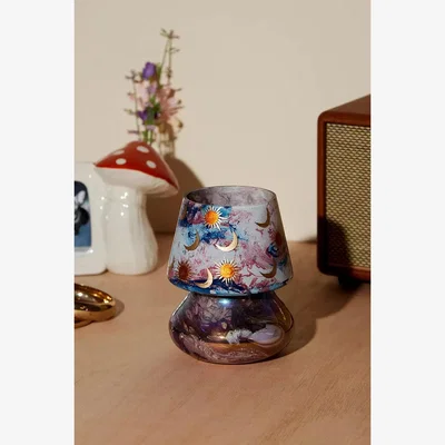 Urban Outfitters Ava Purple Moon Lamp-Shaped Candle - Purple ALL at Urban Outfitters
