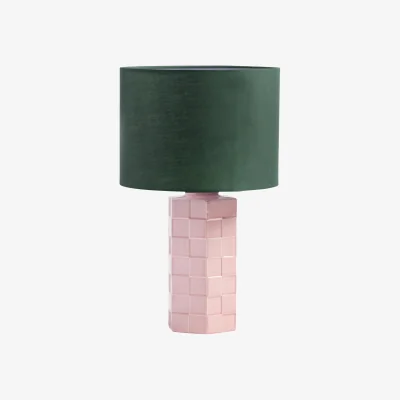 Westwing Table Lamp Check with Checked Surface