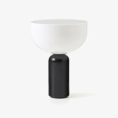 Westwing Small Portable Marble LED Table Lamp Kizu, Dimmable