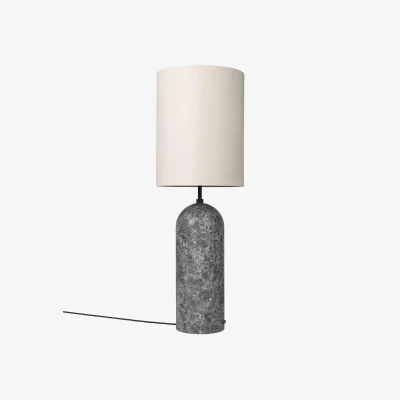 Westwing Dimmable Floor Lamp Gravity with Marble Base, H 130 cm