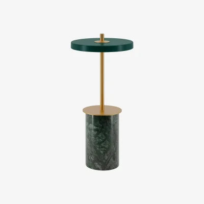Westwing Small Portable LED Table Lamp Asteria in Marble