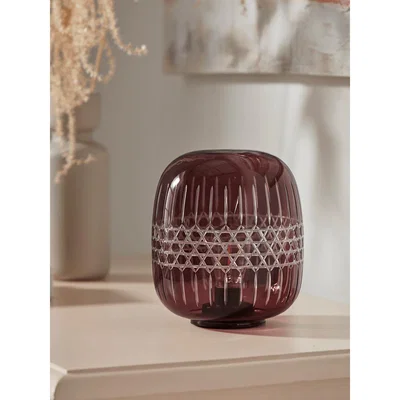 Cox and Cox NEW LED Geometric Lamp - Blush