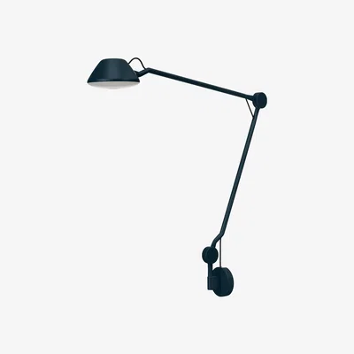 The Conran Shop AQ01 Wall Lamp Blue Matt Lacquer including fitting