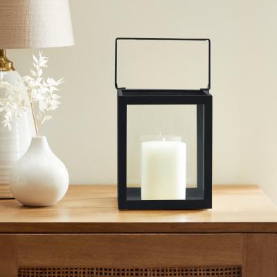 Dunelm Black 20cm Lantern Black