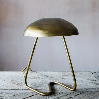 Graham & Green Antique Brass Hood Lamp
