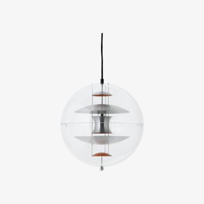 Nordic Nest VP Globe Brushed Alu ceiling lamp Ø40 cm