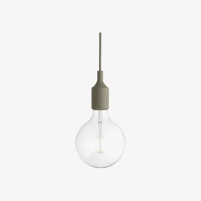 Nordic Nest E 27 pendant lamp olive green