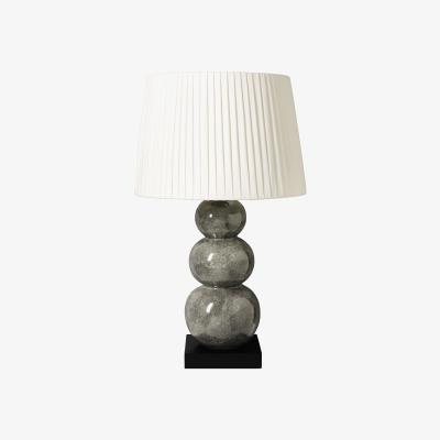 OKA Trisphera Shagreen Print Lamp - Onyx