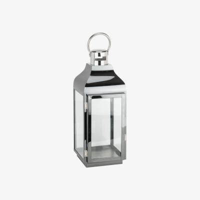 The Range Black Chrome Lantern