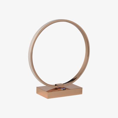 The Range Circular LED Touch Lamp - Copper