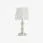 The Range Ivory Crystal Two Ball Lamps
