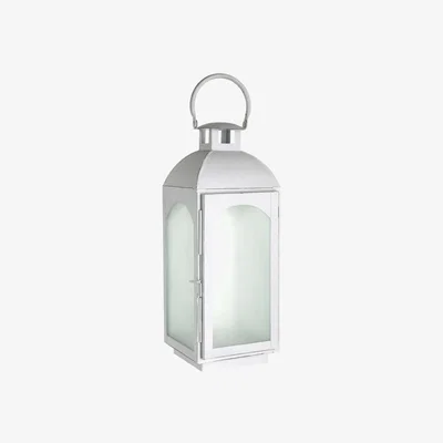 Teddy Beau Teddy's Collection Coco White Wash Lantern / Small