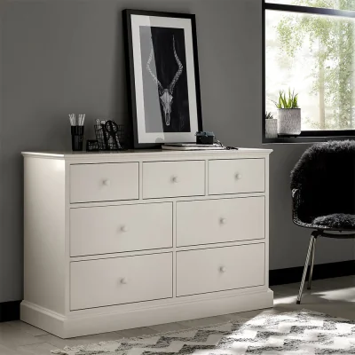 Arighi Bianchi Ashburnham White 3+4 Drawer Chest