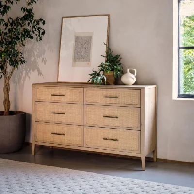 Arighi Bianchi Casera 6 Drawer Wide Chest