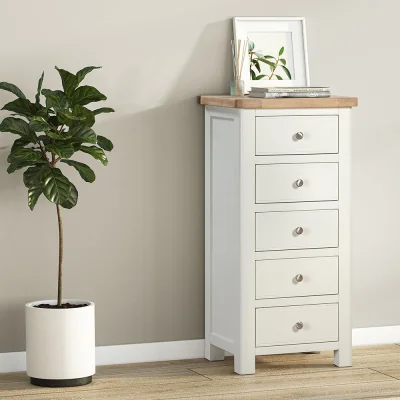 Arighi Bianchi Rutland Painted 5 Drawer Chest