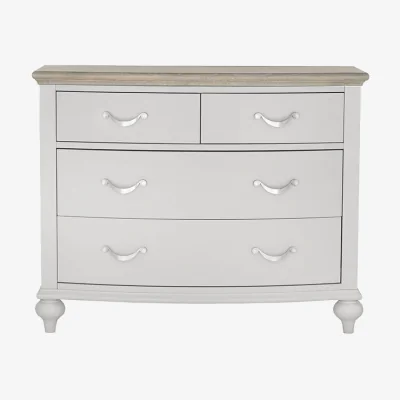 Arighi Bianchi Dieppe Washed Oak & Grey 2+2 Drawer Chest