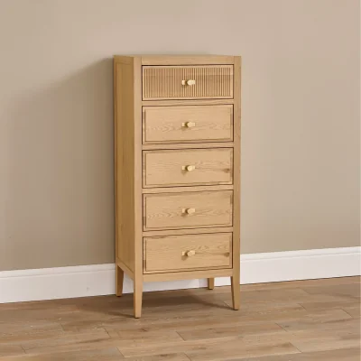 Arighi Bianchi Shelby 5 Drawer Wellington Chest