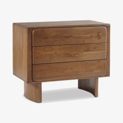 Barker and Stonehouse Zerina 3 Drawer Chest 90x50x75cm, Acacia Wood | Barker & Stonehouse