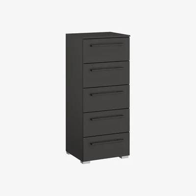 Barker and Stonehouse Kacey 5 Drawer Chest, Grey | Barker & Stonehouse