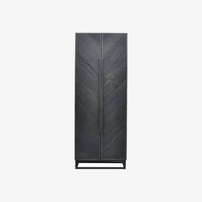 Barker and Stonehouse Pure Furniture Dagmar Cabinet, Black | Barker & Stonehouse