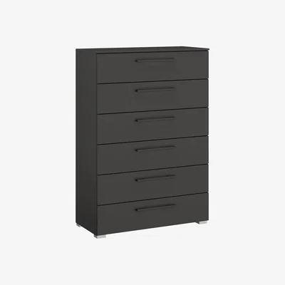 Barker and Stonehouse Kacey 6 Drawer Chest, Grey | Barker & Stonehouse