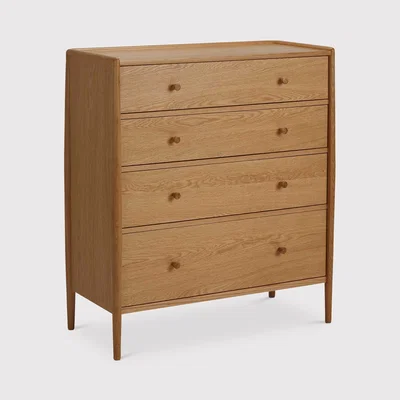 Barker and Stonehouse Ercol Winslow 4 Drawer Chest, Neutral | Barker & Stonehouse
