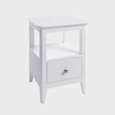 Barker and Stonehouse Springwell 1 Drawer Chest, White | Barker & Stonehouse