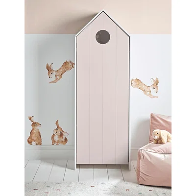 Cox and Cox Beach House Cabinet - Petal Pink