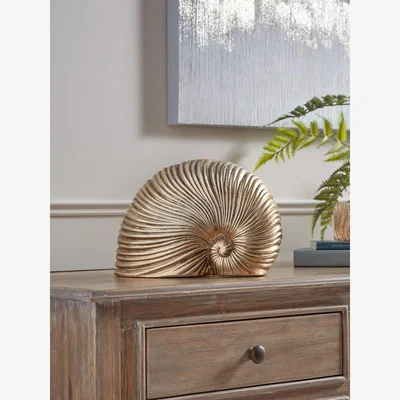 Cox and Cox Faux Standing Shell - Brass