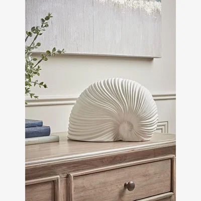 Cox and Cox Faux Standing Shell - White