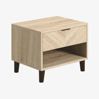 Cuckooland LPD Stockholm Chevron 1 Dr Bedside Cabinet