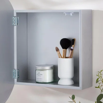 Dunelm Lincoln Mirrored Cabinet Silver