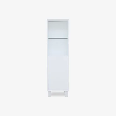 Furniture Village Glacier Right Hand Facing 1 Door Curio Cabinet