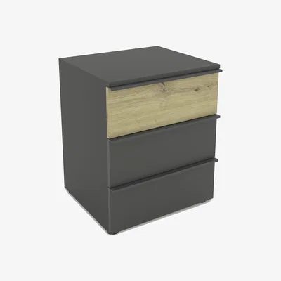 Furniture Village Nolte Mobel - Cora 3 Drawer Bedside Cabinet