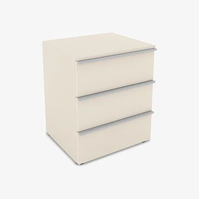 Furniture Village Nolte Mobel - Cora 3 Drawer Bedside Cabinet