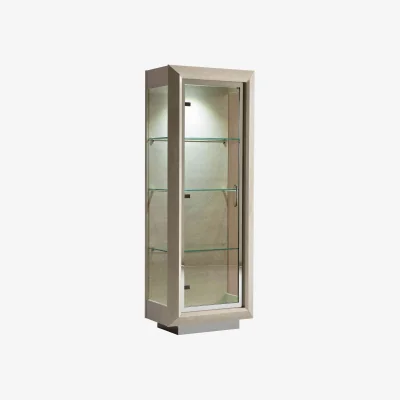 Furniture Village Palazzo 1 Door Curio Cabinet - Sand Birch