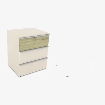 Furniture Village Nolte Mobel - Cora Pair of 3 Drawer Bedside Cabinets