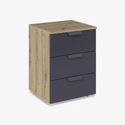 Furniture Village Rauch - Leon 3 Drawer Bedside Cabinet
