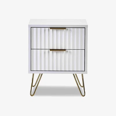 Furniture Village Elia 2 Drawer Bedside Cabinet