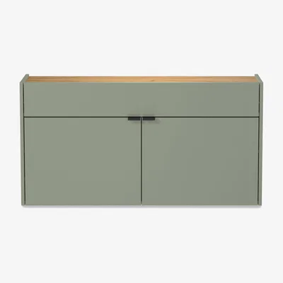 Furniture Village Ameca Wide Multipurpose Cabinet - Multicoloured