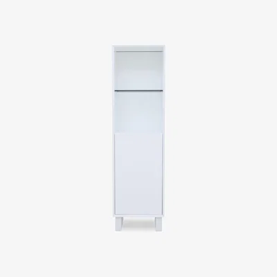 Furniture Village Glacier Left Hand Facing 1 Door Curio Cabinet