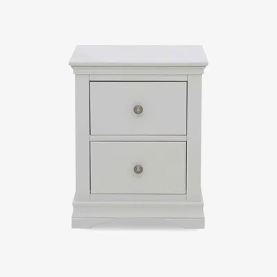 Furniture Village Tiverton Large Bedside Cabinet - Dove Grey