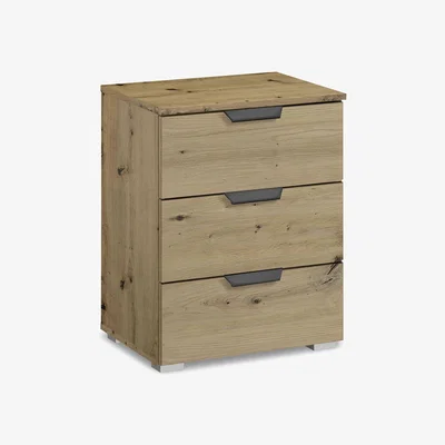 Furniture Village Rauch - Leon 3 Drawer Bedside Cabinet