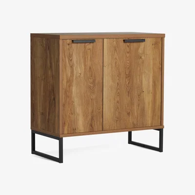 Habitat Habitat Nomad 2 Door Drinks Cabinet - Oak