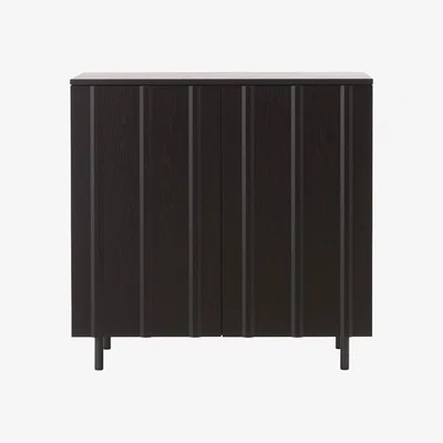 Heal's Normann Copenhagen Rib Cabinet in Soft Black