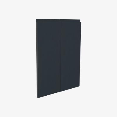 Homebase Handleless Kitchen Cabinet Door (Pair) (W)275mm - Matt Blue