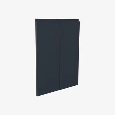 Homebase Handleless Kitchen Cabinet Door (Pair) (W)275mm - Matt Blue